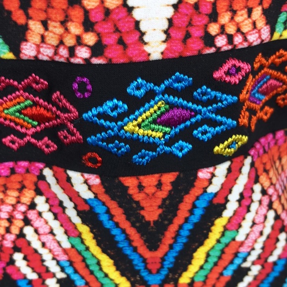 NWT Nanette Lepore multi color onepiece swimsuit S - Picture 4 of 13